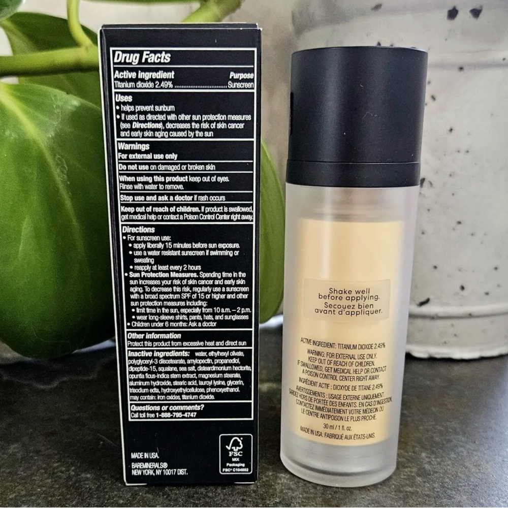 2 pc Chose shade! BARE MINERALS ORIGINAL LIQUID MINERAL FOUNDATION BROAD 30 ML - Picture 3 of 5